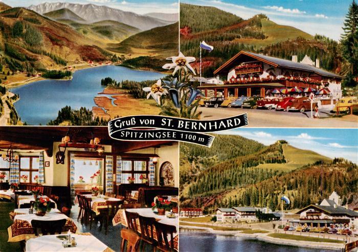 St Bernhard Spitzingsee Postgasthof und See-Café Berggasthof Panorama