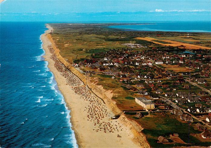 Wenningstedt Sylt Fliegeraufnahme