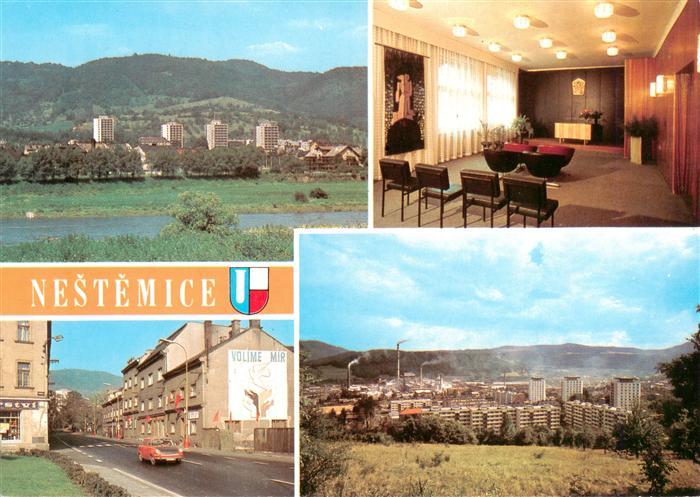 Nestemice Nestomitz CZ Prumyslove mesto na Labi v blizkasti Usti nad Labem Velke