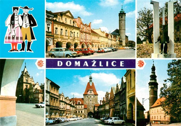 Domazlice Domazlic Taus CZ Motive Stadtzentrum Denkmal