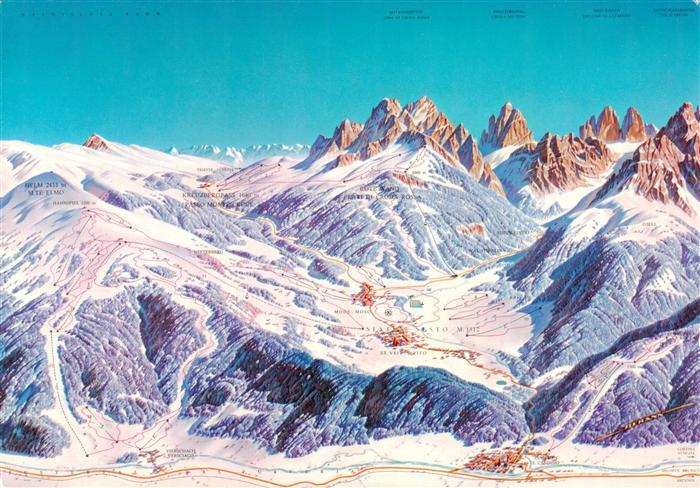 Sexten Sesto Suedtirol IT Panorama