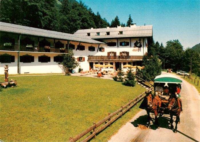 Oberstdorf VdK Franz Fackler Kur und Erholungsheim Pferdekutsche