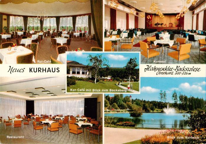 Hahnenklee-Bockswiese Harz Neues Kurhaus Kurcafe Kursaal Restaurant Bocksberblic