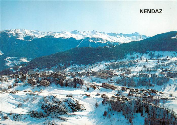 Nendaz Vue aerienne sur le Val d'Herens