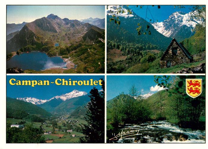 Campan 65 Hautes-Pyrenees en vallee de Campan Le lac bleu et le pic du Midi