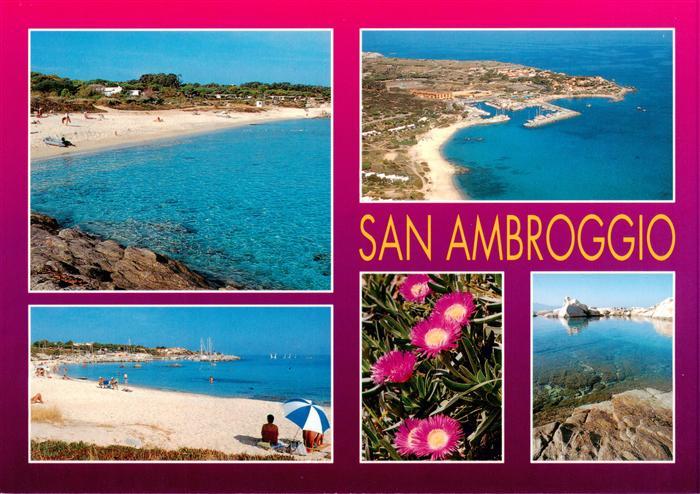 San Ambroggio Sant Ambroggio 2B Haute-Corse La Plage Vue partielle Vue aerienne