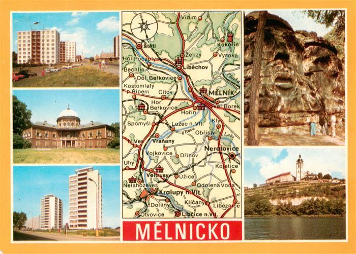 Melnik  CZ Kralupy nad Vit sidliste Lobecek Veltrusy zamek Neratovice sidliste Z