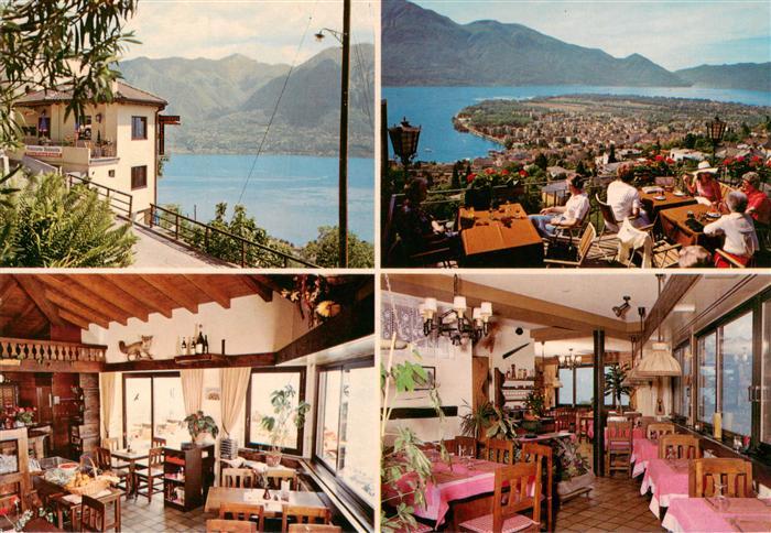 Orselina TI Osteria Bellavista Gastraeume Panorama