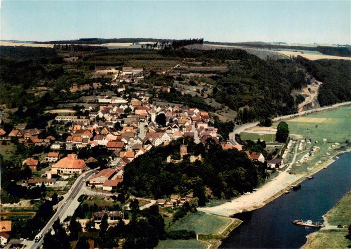 Polle Oberweser Fliegeraufnahme
