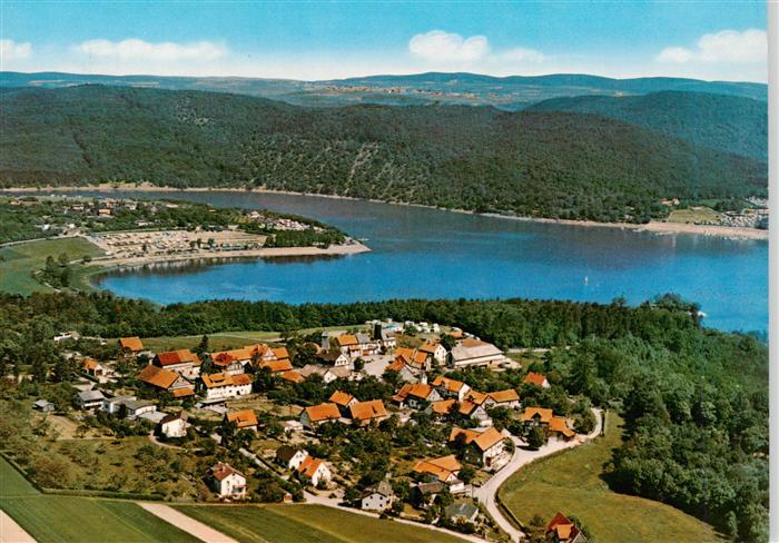 Bringhausen Edertal Fliegeraufnahme