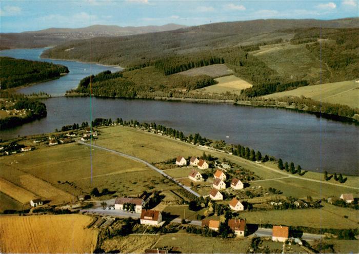 Amecke Sorpesee Fliegeraufnahme