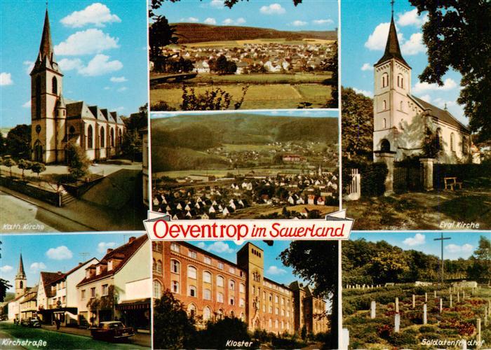 Oeventrop Kath Kirche Fliegeraufnahmen Ev Kirche Kirchstrasse Kloster Soldatenfr