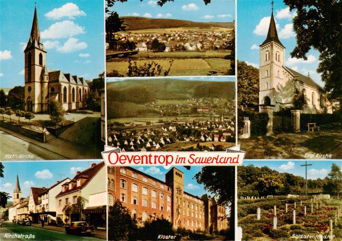 Oeventrop Kath Kirche Fliegeraufnahmen Ev Kirche Kirchstrasse Kloster Soldatenfr