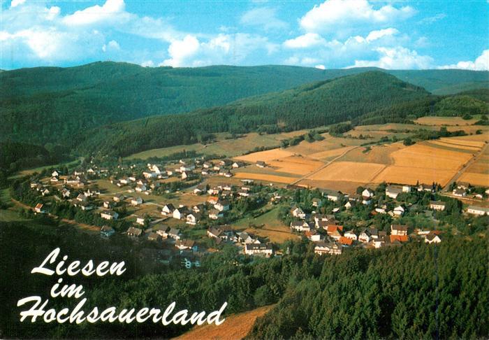 Liesen Hallenberg Hochsauerland Fliegeraufnahme