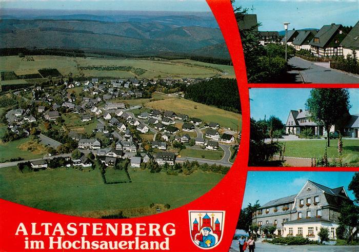 Altastenberg Fliegeraufnahme Ortspartien