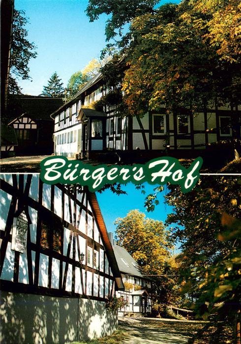 Hoheleye Pension Buergers Hof