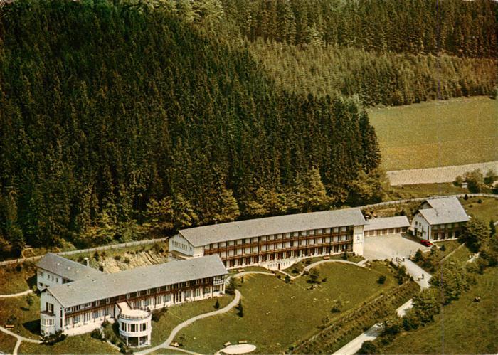 Niedersfeld Winterberg oeTV Erholungsheim Fliegeraufnahme