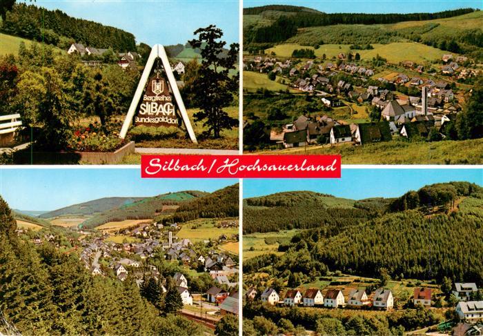 Silbach  Winterberg Hochsauerlandkreis Fliegeraufnahme Orts und Teilansichten