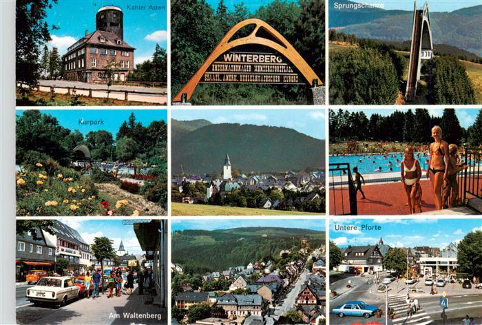 Winterberg  Hochsauerland NRW Gaststaette Kahler Asten Sprungschanze Kurpark Pan