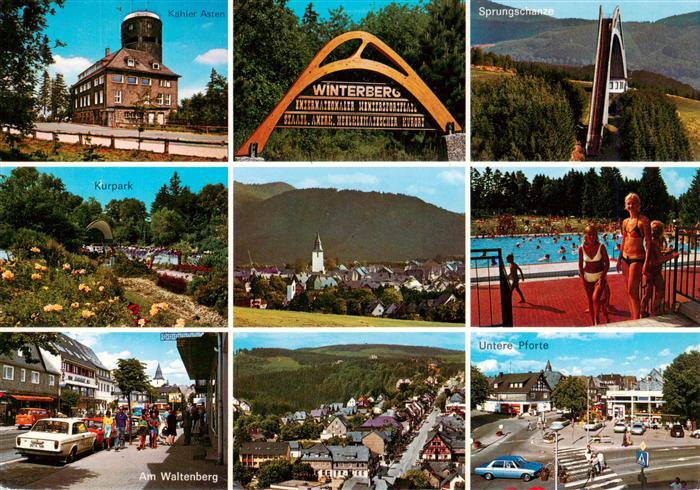 Winterberg  Hochsauerland NRW Kahler Asten St Georgsprungschanze Kurpark Schwimm