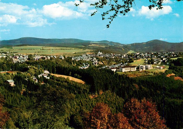 Winterberg  Hochsauerland NRW Fliegeraufnahme
