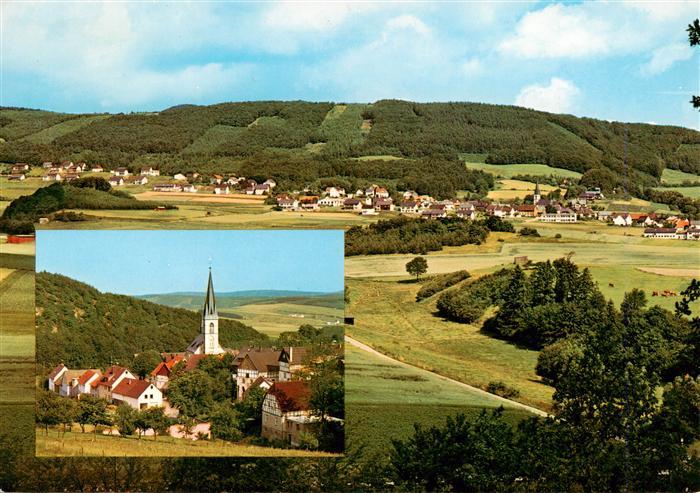 Duedinghausen Medebach Panorama Kirche