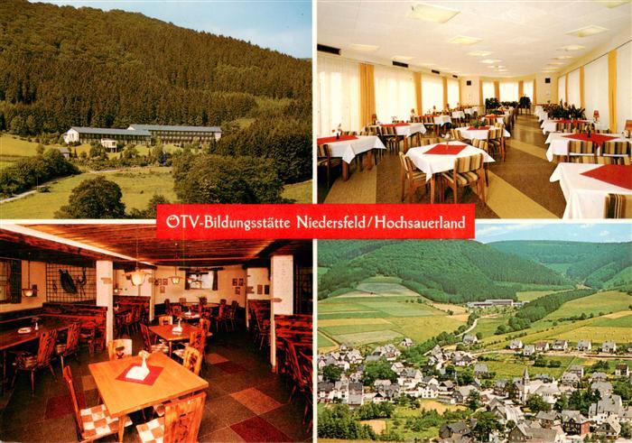 Niedersfeld Winterberg oeTV Bildungsstaette Gastraeume Panorama