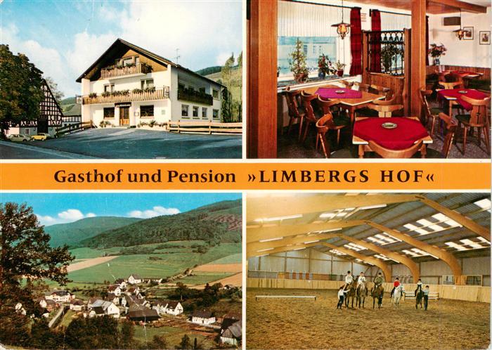 Eslohe Sauerland Gasthof Pension Limbergs Hof Gaststube Panorama Reithalle