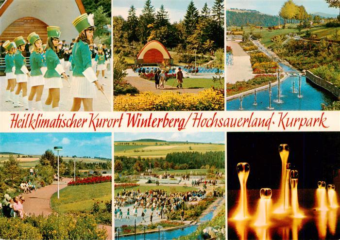 Winterberg  Hochsauerland NRW Tanzgruppe Kurkonzert Kurpark Teilansichten