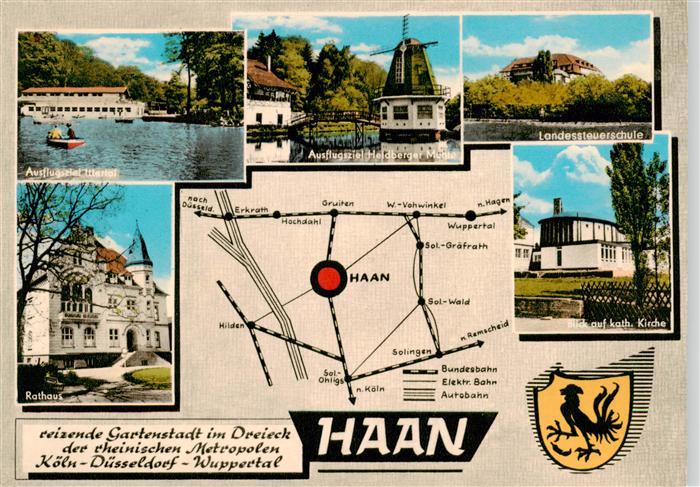 Haan Rheinland Ittertal Heidberger Muehle Landessteuerschule Rathaus Kath Kirche