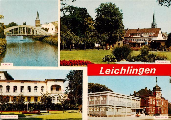 Leichlingen Rheinland Wupper Stadtpark Roderbirken Sparkasse