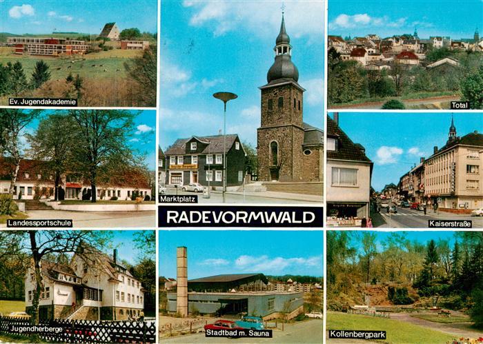 Radevormwald Ev Jugendakademie Total Landessportschule Marktplatz Kaiserstrasse