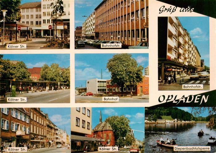 Opladen Leverkusen Koelner Strasse Details Bahnhofstr Bahnhof Diepenbachtalsperr