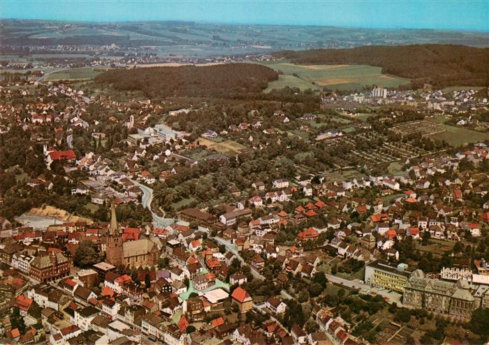 Menden  Sauerland Fliegeraufnahme