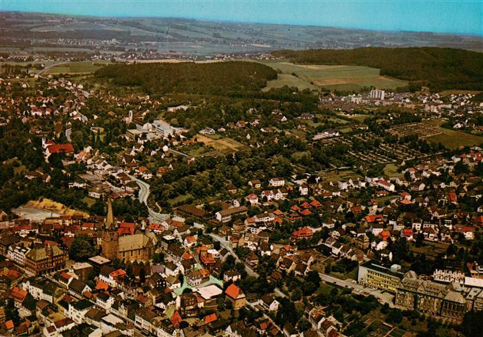 Menden  Sauerland Fliegeraufnahme
