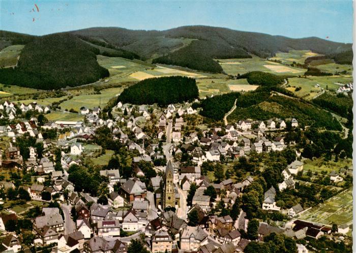 Olsberg Sauerland Fliegeraufnahme