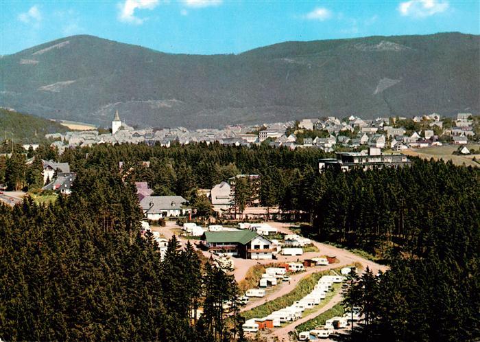 Winterberg  Hochsauerland NRW Campingplatz Panorama