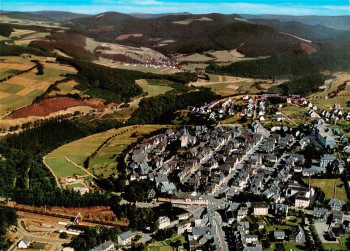 Winterberg  Hochsauerland NRW Fliegeraufnahme