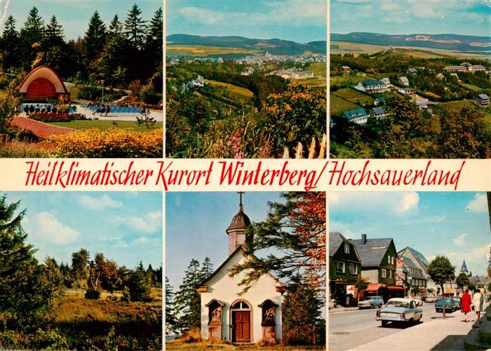 Winterberg  Hochsauerland NRW Kurkonzert Panorama Park Kirche Ortspartie