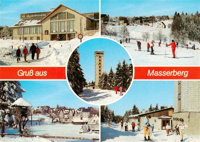 Masserberg FDGB Erholungsheim Otto Grotewohl Skiwiese Rennsteigwarte Turmbaude