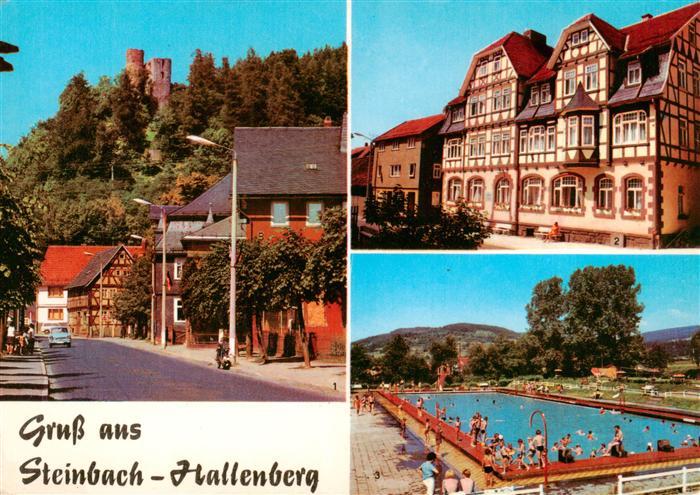 Steinbach Hallenberg Hallenburg FDGB Erholungsheim Fortschritt Schwimmbad