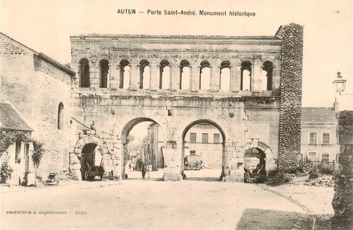 Autun 71 Saone-et-Loire Porte Saint Andre Monument historique