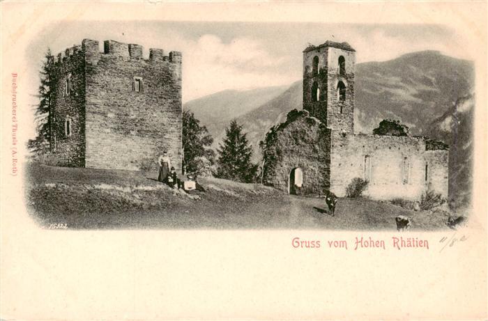 Rhaetikon GR Partie am Hohen Rhaetien