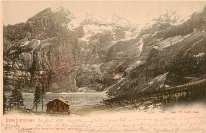 Oeschinensee oeschinensee 1578m BE Panorama