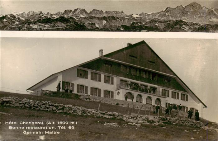 Chasseral 1607m BE Hotel Chasseral Bonne restauration