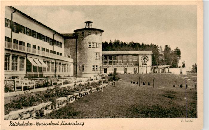 Lindenberg Allgaeu Reichsbahn Waisenhort LIndenberg