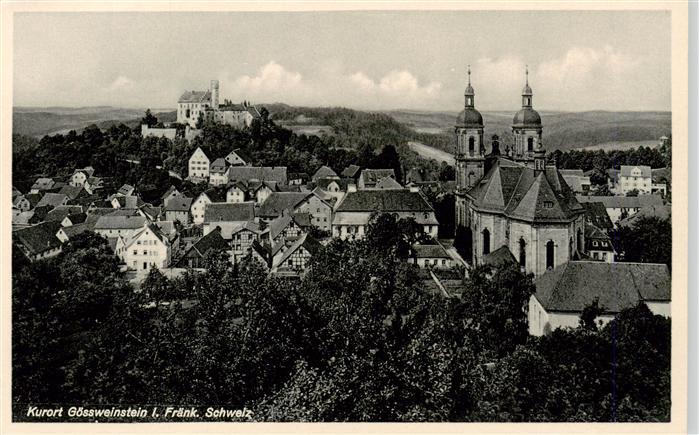 Goessweinstein Ortsansicht mit Kirche