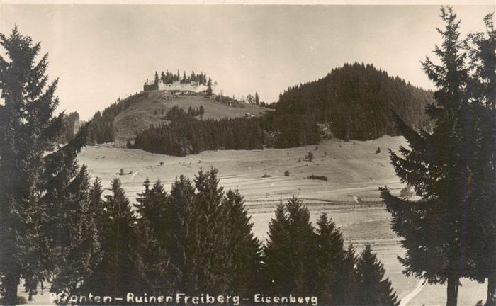 Pfronten Ostallgaeu Bayern Ruinen Freiberg Eisenberg