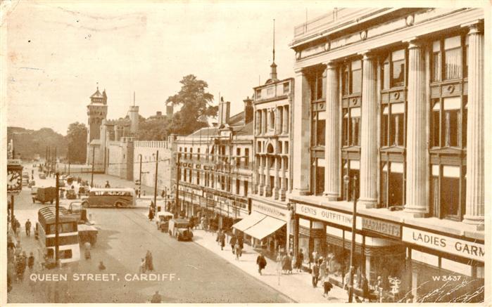 Cardiff  Wales UK Queen Street