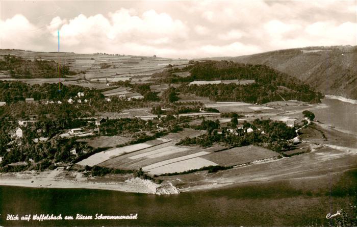Woffelsbach Simmerath Fliegeraufnahme mit Rursee und Schwammenauel